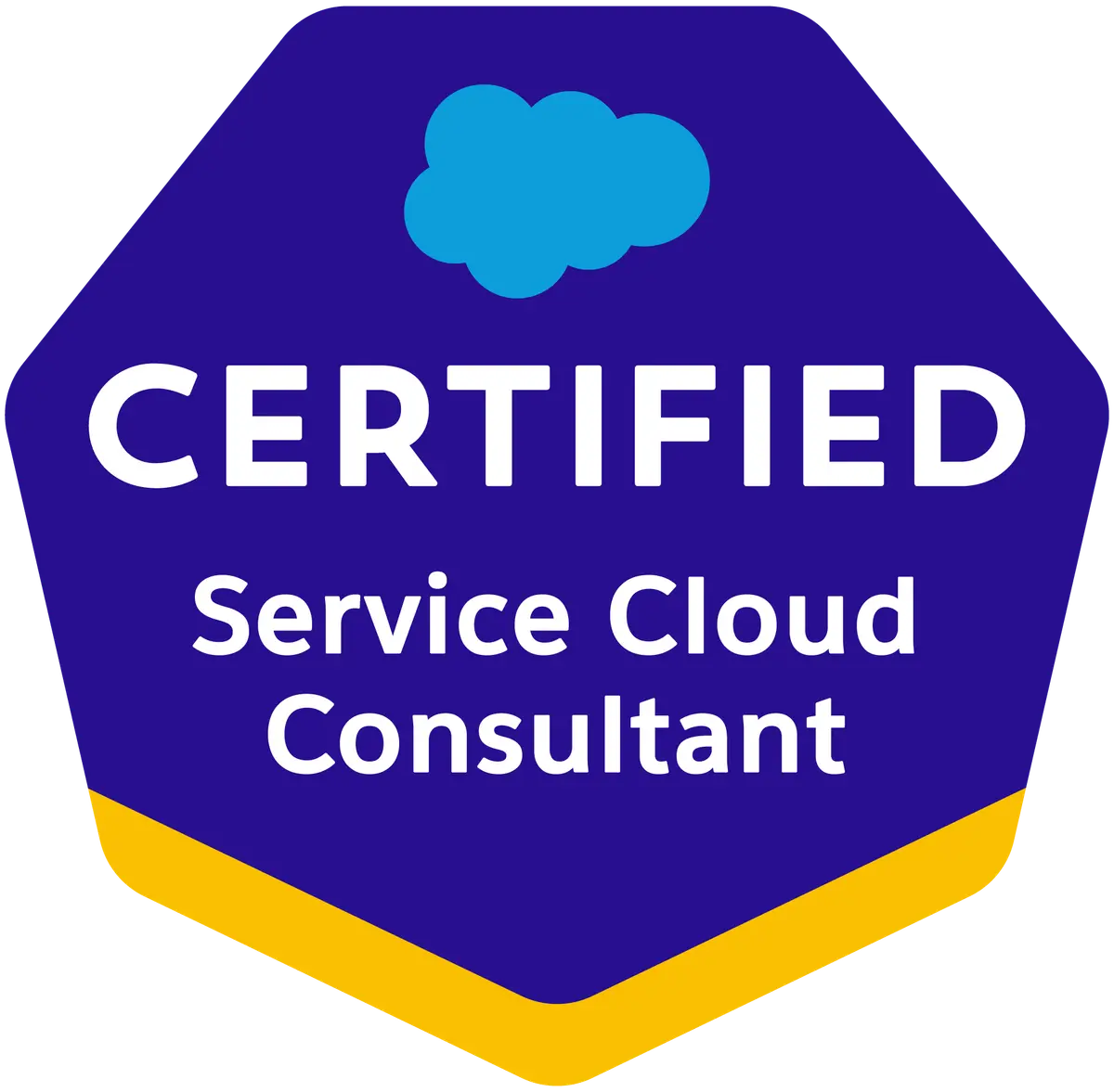 Certified Service Cloud Consultant badge
