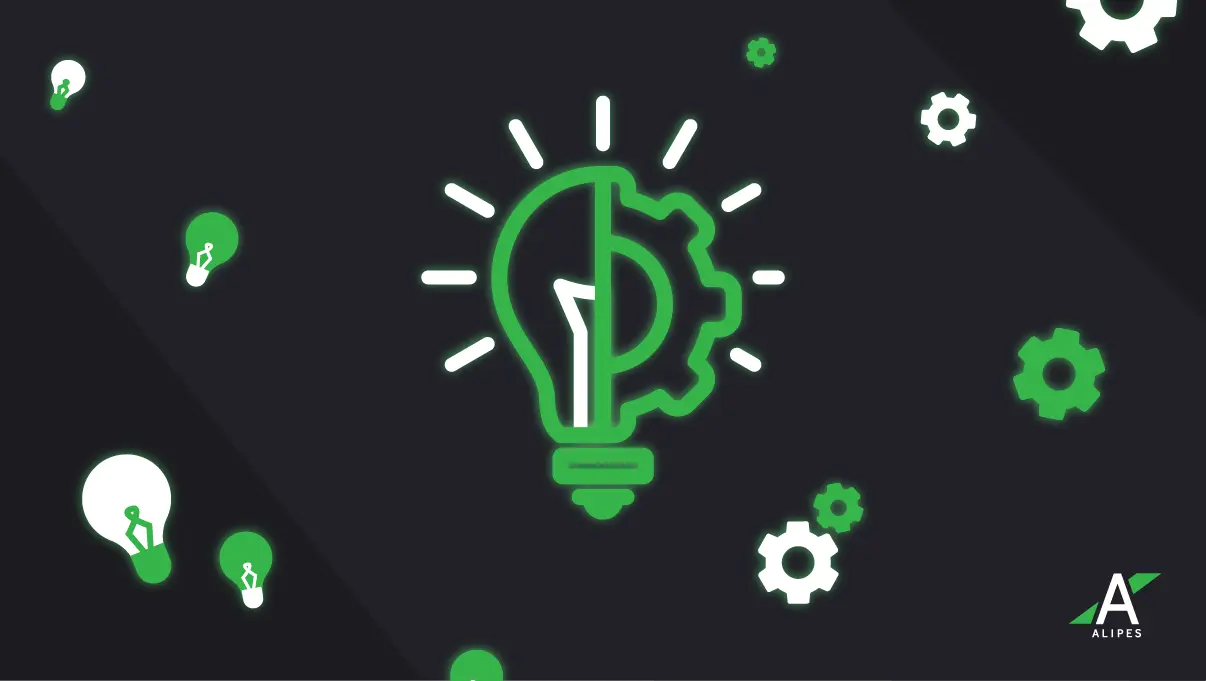 reen lightbulb and gear illustration symbolizing the choice between specialist agency expertise and full-service digital strategy.