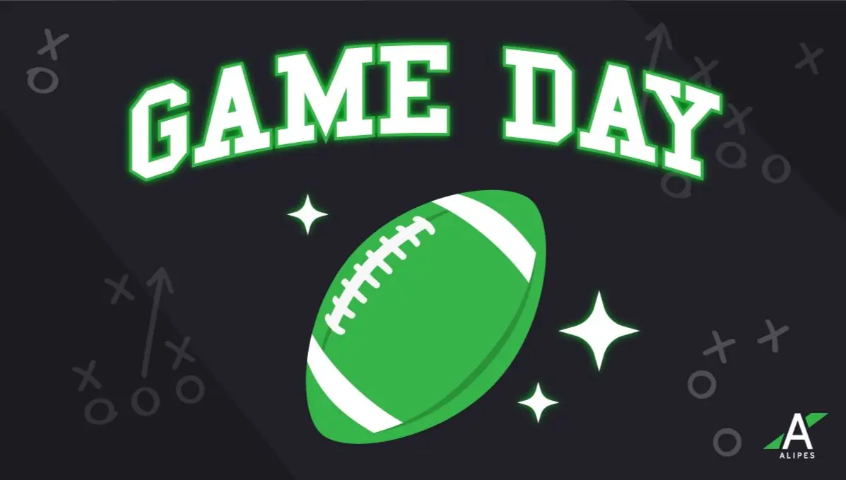 Game Day football illustration for the upcoming Super Bow